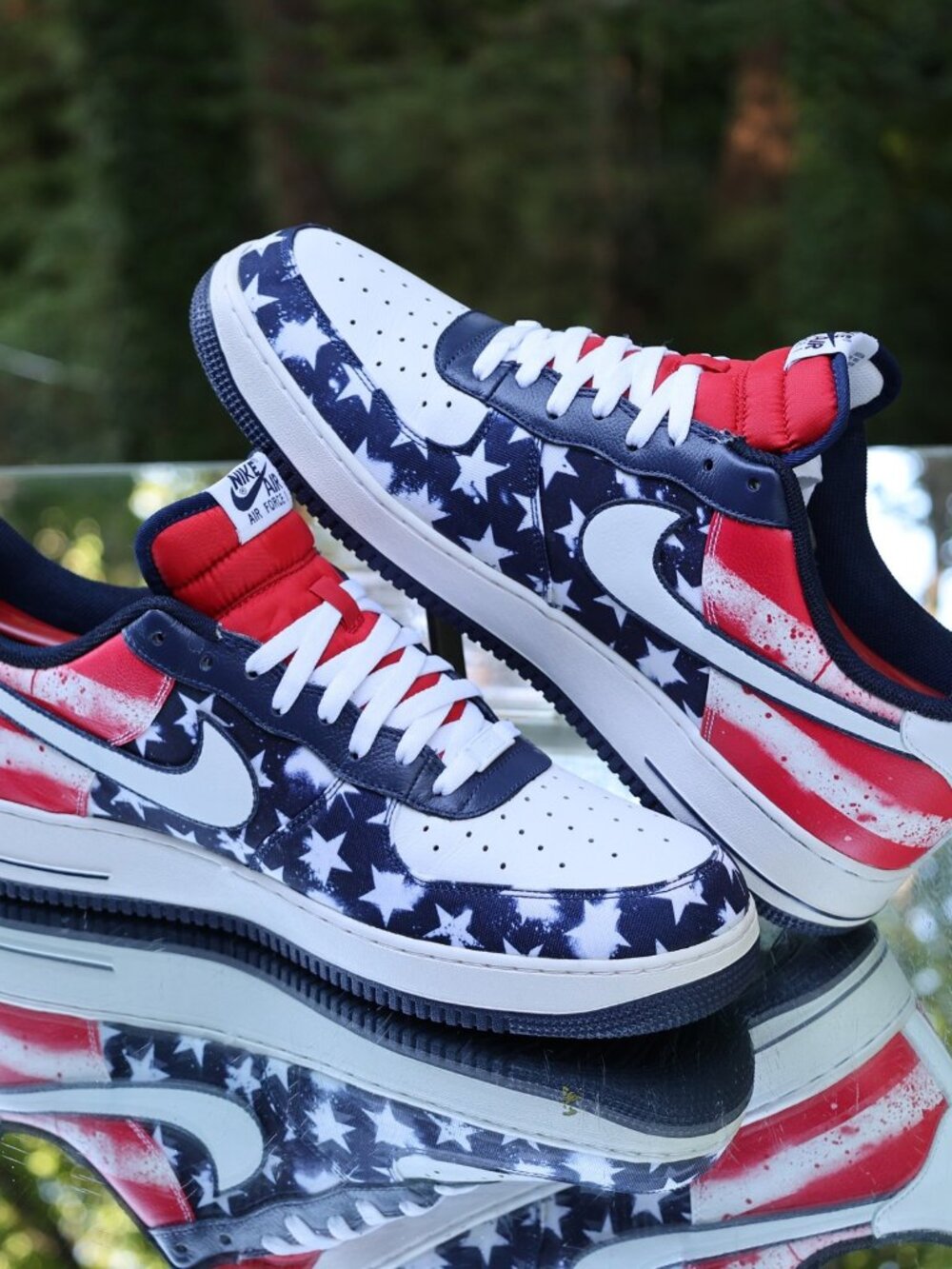 Nike Air Force 1 Low Independence Day Custom Size 15 - Picture 8 of 15
